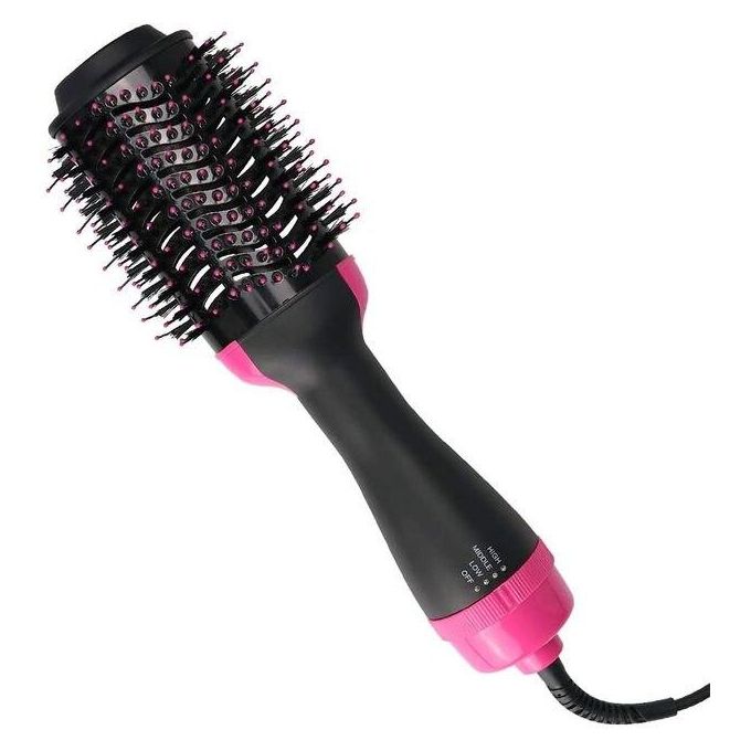 Get Parcel ™️ 3-In-1 Electric One Step Hair Straightening Brush One Step Hot Air Brush Dryer + Styler
