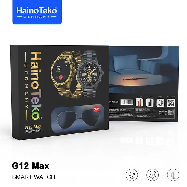 HainoTeko ® Germany Gold Edition (3-In-1) Smart Watch| Be Stylish Wear Stylish Golden