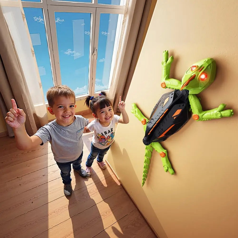 Electric Remote Control Wall Climbing Toy Lizard