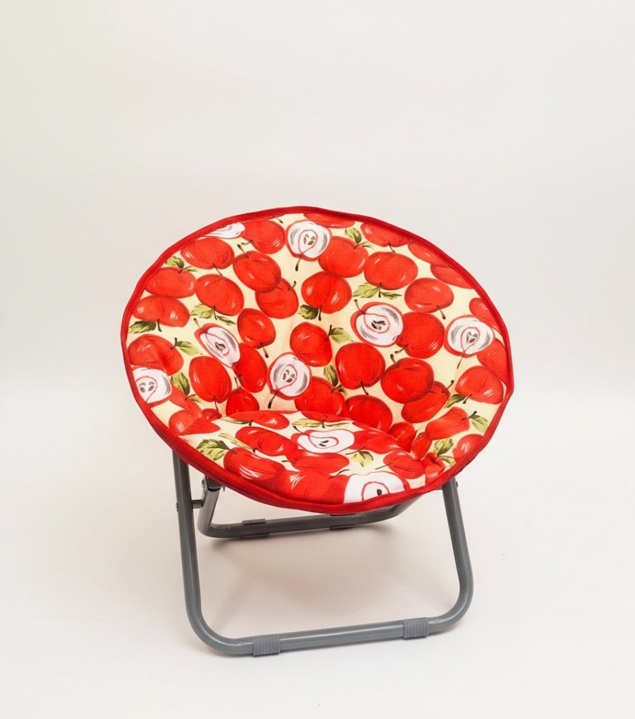 Kids Folding Apple Pattern Chair Ⓢ