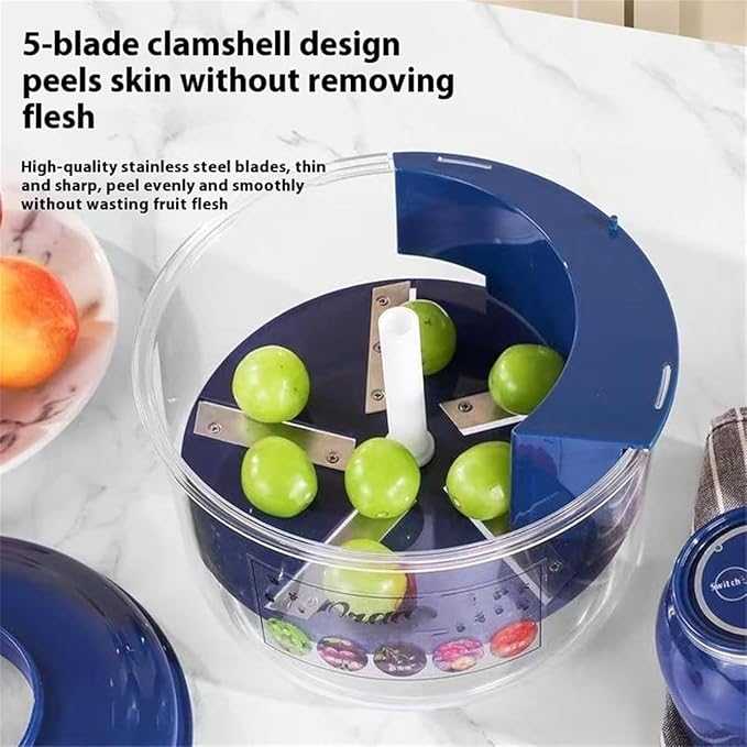 Automatic Small Fruit Peeler Machine آلة تقشير الفواكه الصغيرة الأوتوماتيكية