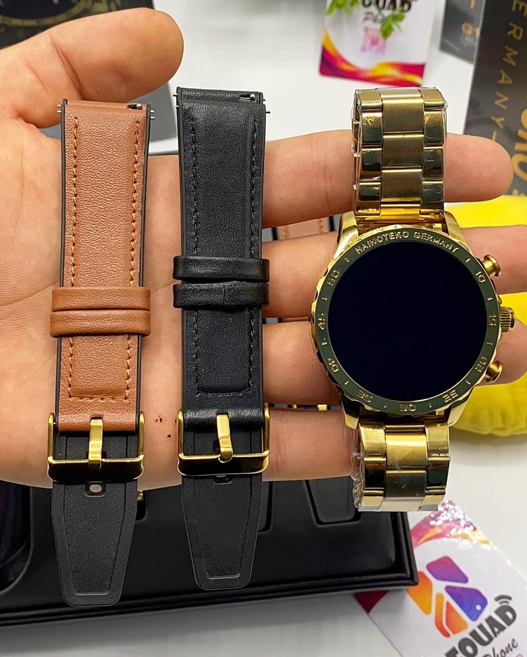HainoTeko ® Germany Gold Edition (3-In-1) Smart Watch| Be Stylish Wear Stylish Golden