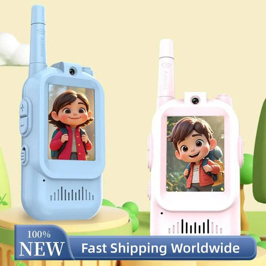2PCS Rechargeable Kids Video Call Walkie Talkies