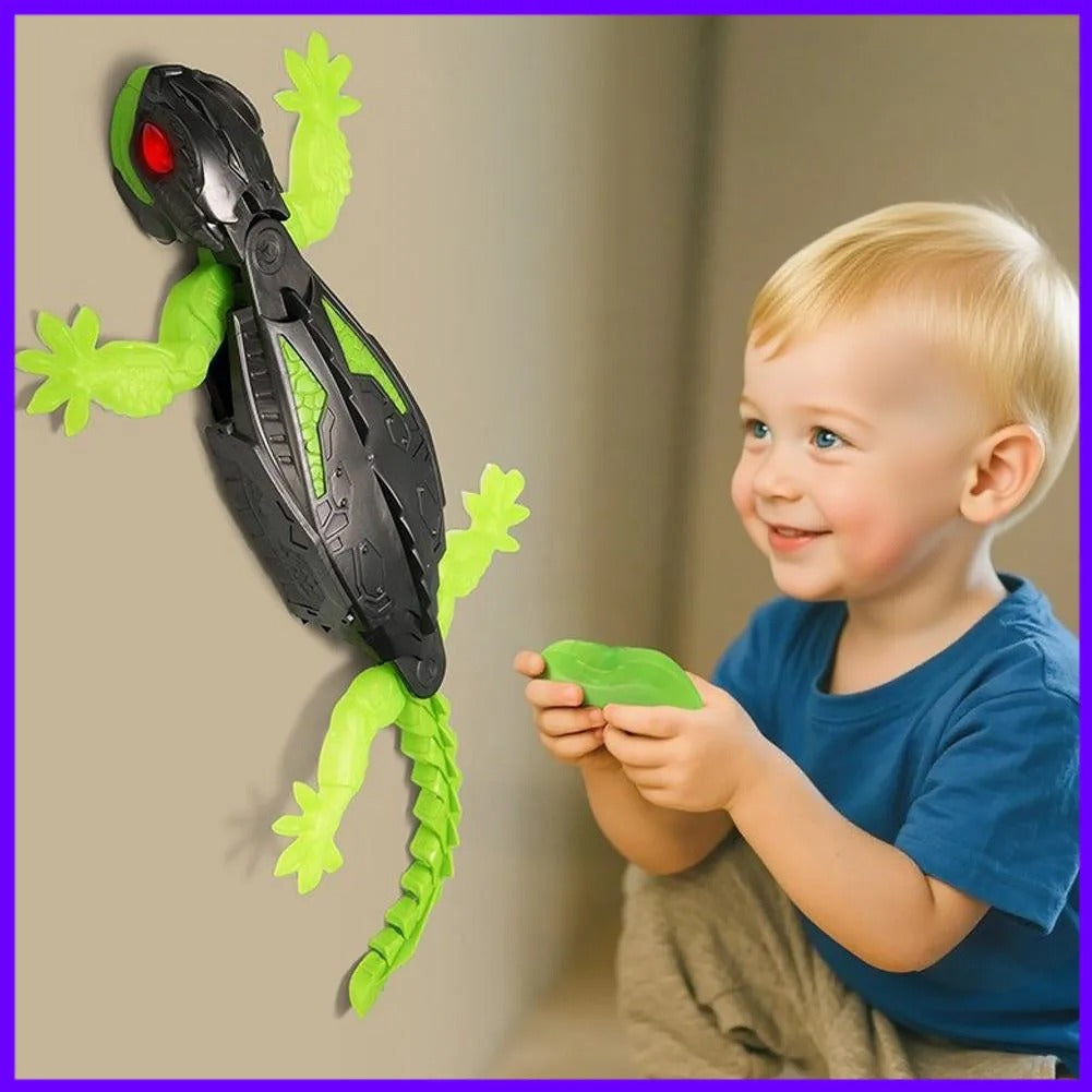Electric Remote Control Wall Climbing Toy Lizard