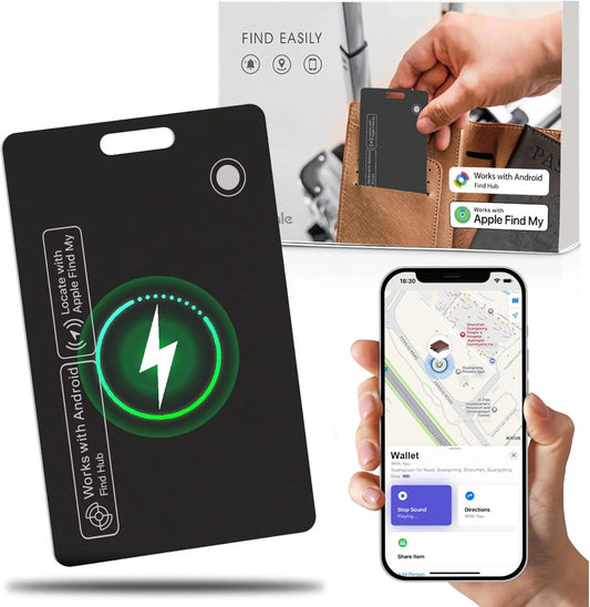Slim Tracker Card for Android & iOS, Bluetooth Smart Finder