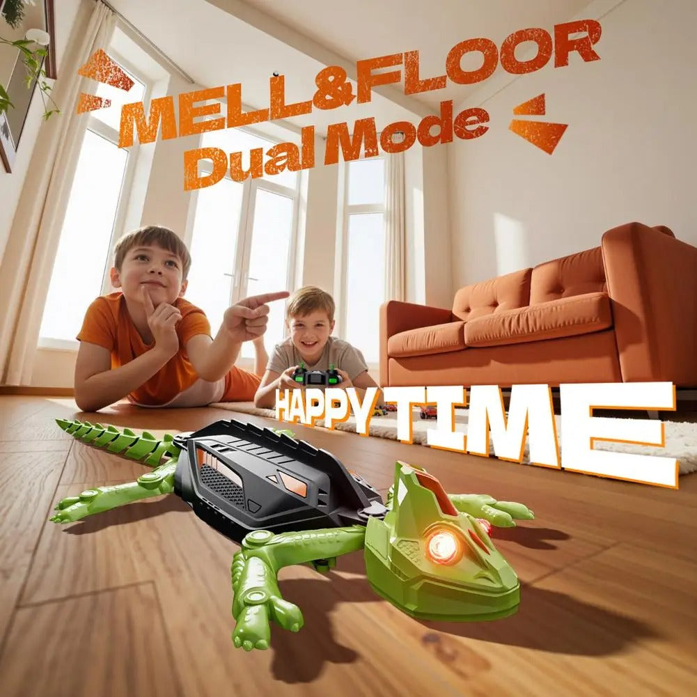 Electric Remote Control Wall Climbing Toy Lizard