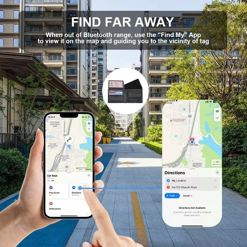 Slim Tracker Card for Android & iOS, Bluetooth Smart Finder