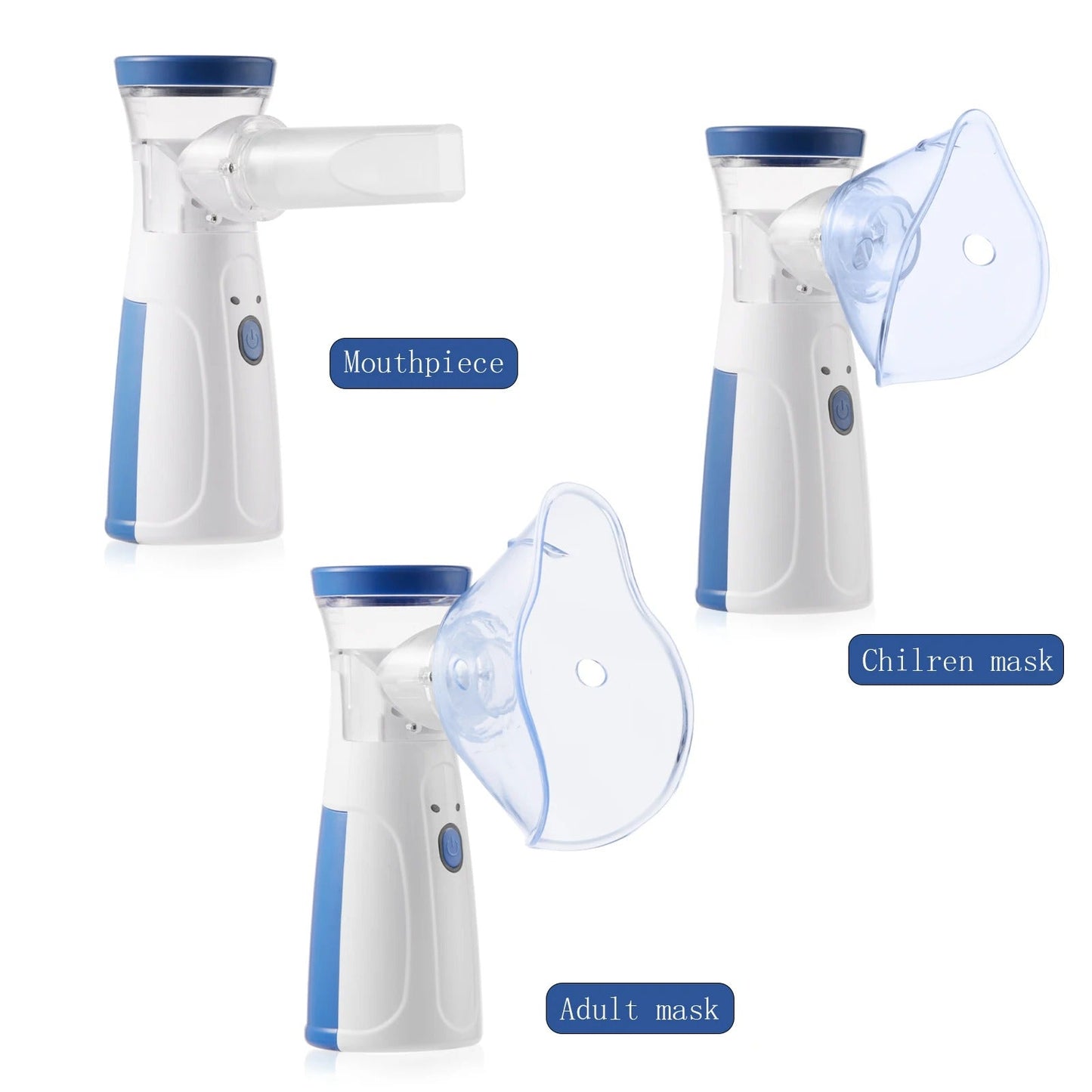 Silent Mesh Nebulizer Handheld Asthma Ultrasonic Inhaler Atomizer For Adults Children Health Care Mini Healthy Humidifie