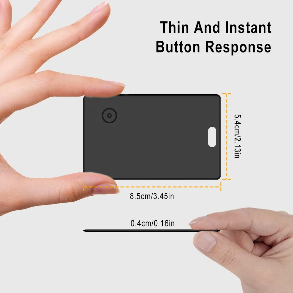 Slim Tracker Card for Android & iOS, Bluetooth Smart Finder