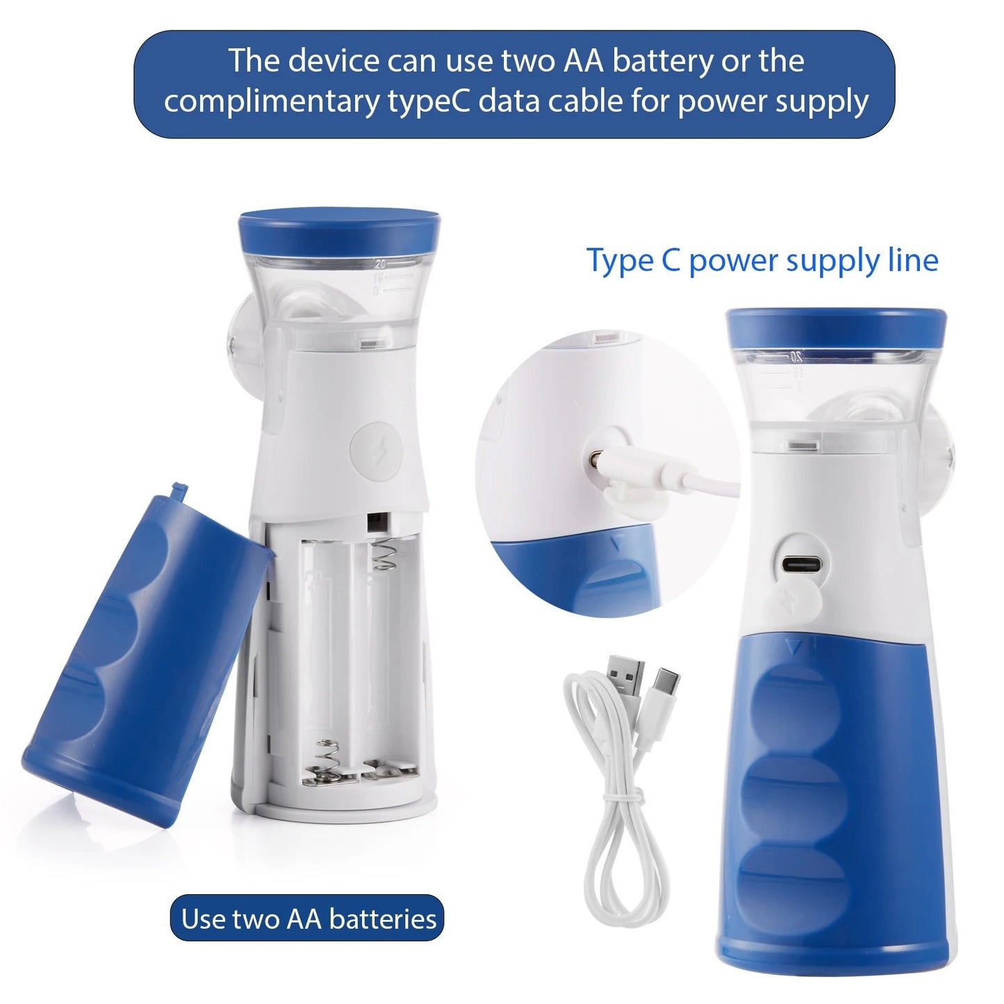 Silent Mesh Nebulizer Handheld Asthma Ultrasonic Inhaler Atomizer For Adults Children Health Care Mini Healthy Humidifie