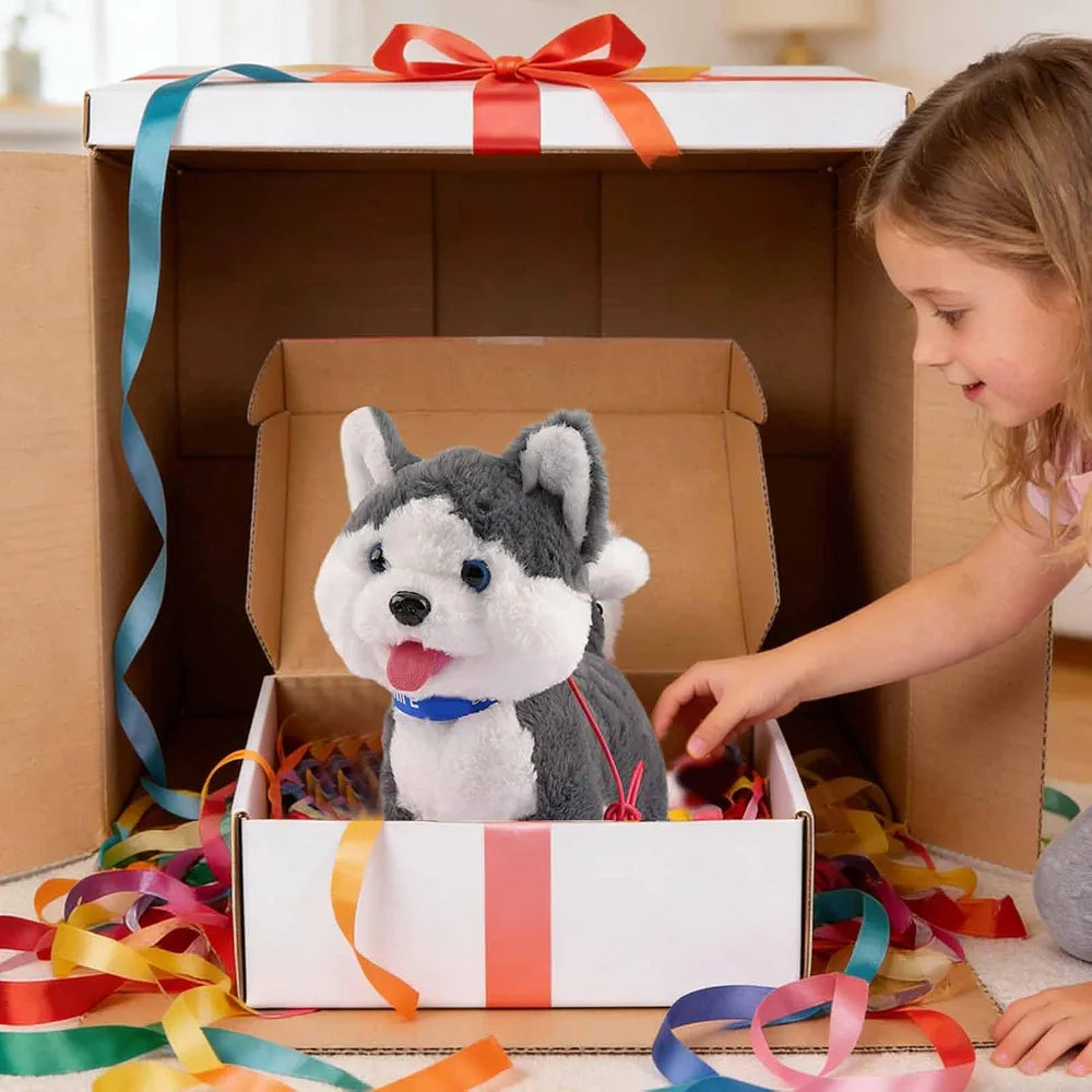 Electronic Interactive Plush Robot Puppy Dog Toy