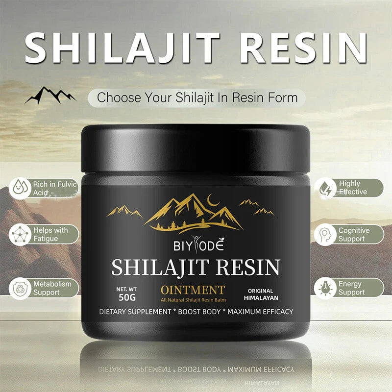 Original 50g Pure Himalayan Shilajit Soft Resin Extremely Potent Premium High Strength