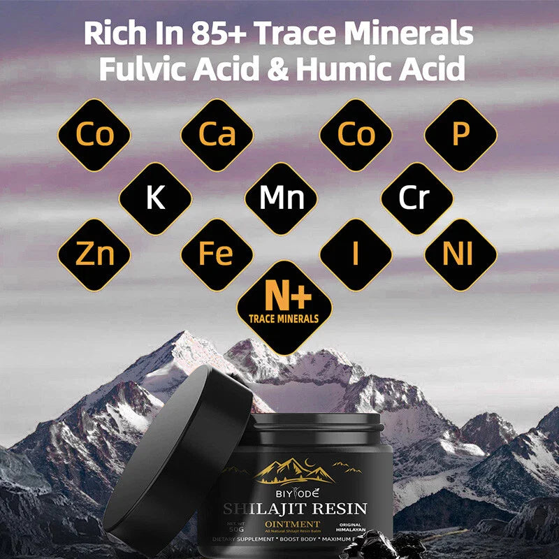 Original 50g Pure Himalayan Shilajit Soft Resin Extremely Potent Premium High Strength